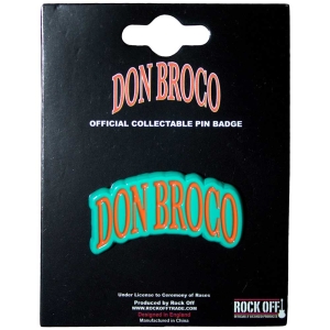 Don Broco - Orange Logo Pin Badge in der Gruppe MERCH bei Bengans Skivbutik AB (5562874)