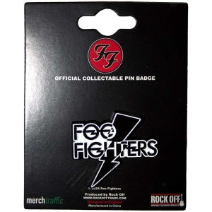 Foo Fighters - Flash Logo Pin Badge in der Gruppe MERCHANDISE / Merch / Pop-Rock bei Bengans Skivbutik AB (5562880)