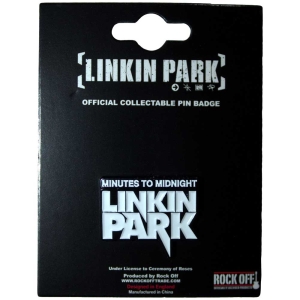 Linkin Park - Minutes To Midnight Pin Badge in der Gruppe MERCHANDISE / Merch / Hårdrock bei Bengans Skivbutik AB (5562884)