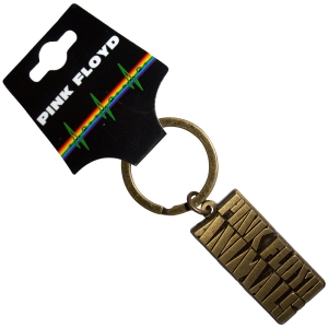 Pink Floyd - Animals Gold Text Logo Keychain in der Gruppe MERCHANDISE / Merch / Pop-Rock bei Bengans Skivbutik AB (5562890)