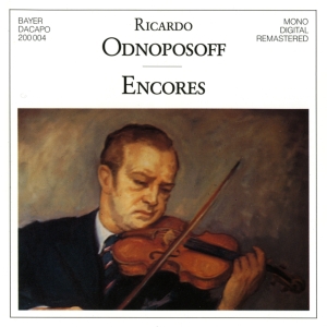 Kreisler/Mozart/Paganini/+ - Ricardo Odnoposoff - Encores in der Gruppe CD / Klassiskt bei Bengans Skivbutik AB (5563041)