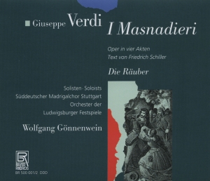 Verdi/Giuseppe - Verdi/Giuseppe - I Masnadieri in der Gruppe CD / Klassiskt bei Bengans Skivbutik AB (5563070)