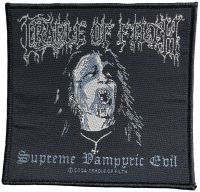 Cradle Of Filth - Patch Supreme Vampyric Evil (9,4 X in der Gruppe MERCHANDISE / Stoffaufnäher / Heavy Metal bei Bengans Skivbutik AB (5563246)