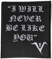 Saint Vitus - Patch I Will Never Be Like You   (1 in der Gruppe MERCHANDISE / Stoffaufnäher / Heavy Metal bei Bengans Skivbutik AB (5563249)