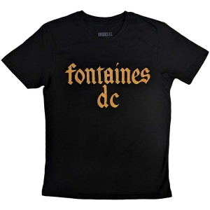 Fontaines D.C. - Gothic Logo Uni Bl T-Shirt (XL) in der Gruppe -Start Tshirt bei Bengans Skivbutik AB (5563367)