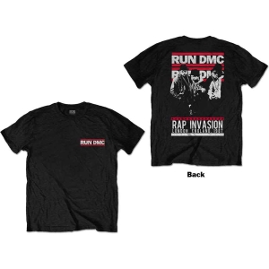 Run Dmc - Rap Invasion Uni Bl T-Shirt in der Gruppe MERCHANDISE / T-shirt / Hip Hop-Rap,Pop-Rock bei Bengans Skivbutik AB (5563420r)