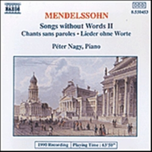 Mendelssohn Felix - Songs Without Words 2 in der Gruppe CD / Klassiskt bei Bengans Skivbutik AB (556373)