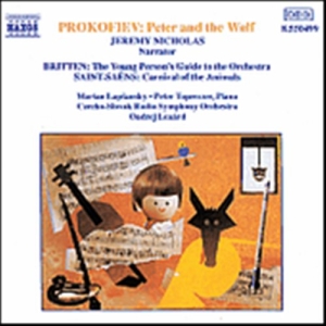 Prokofiev/Britten/Saint-Saens - Peter And The Wolf in der Gruppe Externt_Lager / Naxoslager bei Bengans Skivbutik AB (556380)
