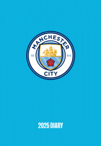 Manchester City Fc - 2025 A5 Diary in der Gruppe MERCH / Kalender 2025 / Calendars League bei Bengans Skivbutik AB (5563844)