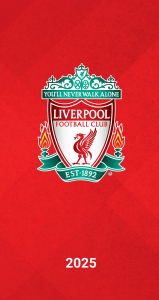Liverpool Fc - 2025 Slim Diary in der Gruppe MERCH / Kalender 2025 / Calendars League bei Bengans Skivbutik AB (5563847)