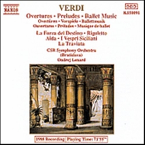 Verdi Giuseppe - Overtures/Preludes/Ballets in der Gruppe CD bei Bengans Skivbutik AB (556415)
