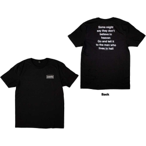 Oasis - Some Might Say Lyric Uni Bl T-Shirt in der Gruppe MERCHANDISE / T-shirt / Pop-Rock bei Bengans Skivbutik AB (5564212r)