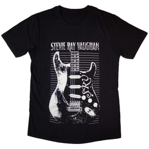 Stevie Ray Vaughan - Guitar Uni Bl T-Shirt in der Gruppe MERCHANDISE / T-shirt / Blues bei Bengans Skivbutik AB (5564230r)