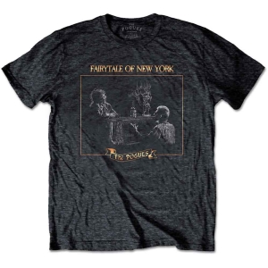 Pogues - Fairytale Piano Uni Heather T-Shirt in der Gruppe MERCHANDISE / T-shirt / Irländsk Musik bei Bengans Skivbutik AB (5564331r)