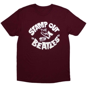 Beatles - Stamp Out The...Uni Maroon T-Shirt in der Gruppe MERCHANDISE / T-shirt / Pop-Rock bei Bengans Skivbutik AB (5564334r)