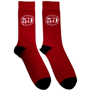 Ac/Dc - 50Th Logo Uni Red Socks (Eu 39-45) in der Gruppe MERCH / Minsishops-merch / Ac/Dc bei Bengans Skivbutik AB (5564488)