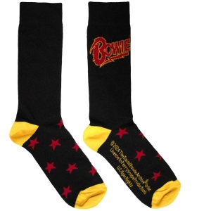 David Bowie - Stars Uni Bl Socks (Eu 39-45) in der Gruppe MERCHANDISE / Merch / Pop-Rock bei Bengans Skivbutik AB (5564494)