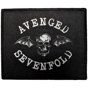 Avenged Sevenfold - Deathbat Crest Printed Patch in der Gruppe MERCHANDISE / Merch / Hårdrock bei Bengans Skivbutik AB (5565559)