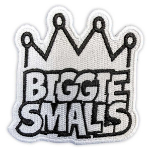 Biggie - Crown Logo Woven Patch in der Gruppe MERCHANDISE / Merch / Hip Hop-Rap bei Bengans Skivbutik AB (5565560)