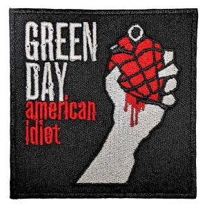 Green Day - American Idiot Woven Patch in der Gruppe MERCHANDISE / Merch / Punk bei Bengans Skivbutik AB (5565575)