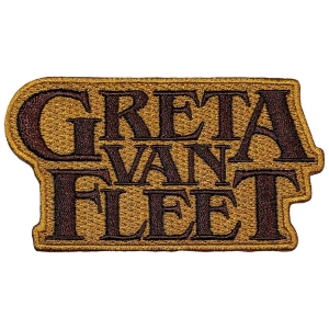 Greta Van Fleet - Amber Logo Woven Patch in der Gruppe MERCHANDISE / Merch / Hårdrock bei Bengans Skivbutik AB (5565579)