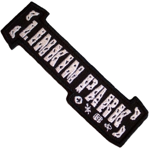 Linkin Park - Bracket Logo Woven Patch in der Gruppe MERCHANDISE / Merch / Hårdrock bei Bengans Skivbutik AB (5565589)