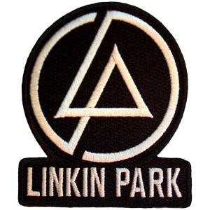 Linkin Park - Concentric Text Logo Bl Woven Patch in der Gruppe MERCHANDISE / Merch / Hårdrock bei Bengans Skivbutik AB (5565590)