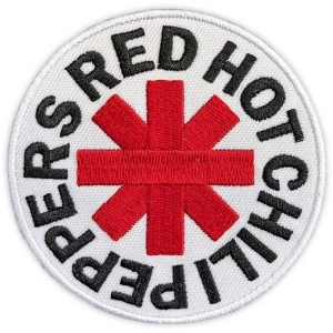 Red Hot Chili Peppers - Asterisk Wht Woven Patch in der Gruppe MERCHANDISE / Merch / Pop-Rock bei Bengans Skivbutik AB (5565601)
