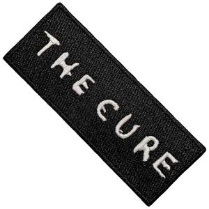 The Cure - Text Logo Woven Patch in der Gruppe MERCHANDISE / Merch / Pop-Rock bei Bengans Skivbutik AB (5565606)