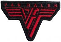 Van Halen - Patch Classic Red Logo (5,5 X 7,9 C in der Gruppe MERCHANDISE / Stoffaufnäher / Heavy Metal bei Bengans Skivbutik AB (5565611)