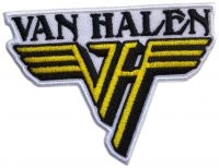 Van Halen - Patch Text & Logo (8,1 X 6,2 Cm) in der Gruppe MERCHANDISE / Stoffaufnäher / Heavy Metal bei Bengans Skivbutik AB (5565612)