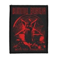 Dimmu Borgir - Patch - Death Cult Armageddon (Red) in der Gruppe MERCHANDISE / Stoffaufnäher / Heavy Metal bei Bengans Skivbutik AB (5565856)