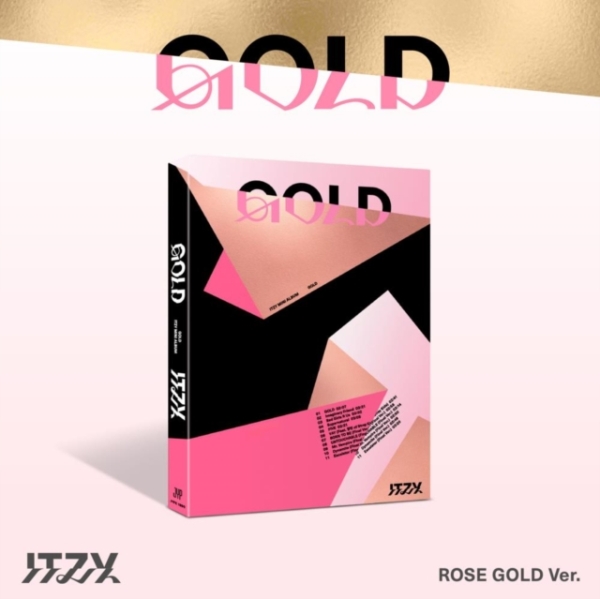 Itzy - Gold (Rose Gold Ver.) in der Gruppe CD / K-Pop bei Bengans Skivbutik AB (5566176)