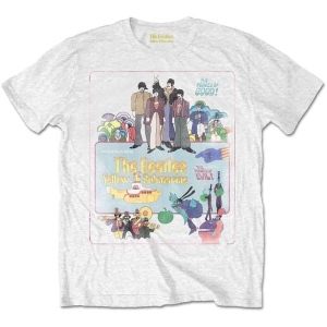 Beatles - Ysm Vintage Movie Poster Wht T-Shirt (L) in der Gruppe MERCHANDISE / T-shirt / Pop-Rock bei Bengans Skivbutik AB (5566294)