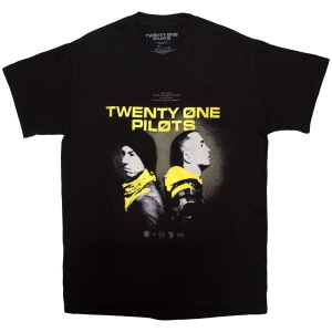 Twenty One Pilots - Back To Back Bl T-Shirt in der Gruppe MERCHANDISE / T-shirt / Pop-Rock bei Bengans Skivbutik AB (5566341r)