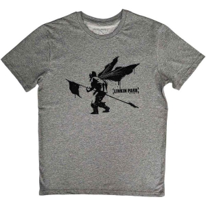 Linkin Park - Street Soldier Uni Grey T-Shirt in der Gruppe CDON - Exporterade Artiklar_Manuellt / T-shirts_CDON_Exporterade bei Bengans Skivbutik AB (5566715r)