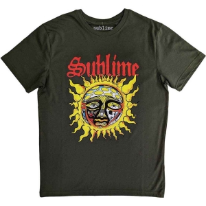 Sublime - Yellow Sun Uni Green T-Shirt in der Gruppe MERCHANDISE / T-shirt / Punk bei Bengans Skivbutik AB (5566726r)