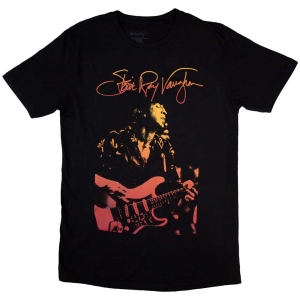 Stevie Ray Vaughan - Signature Uni Bl T-Shirt  (M) in der Gruppe MERCHANDISE / T-shirt / Blues bei Bengans Skivbutik AB (5566954)