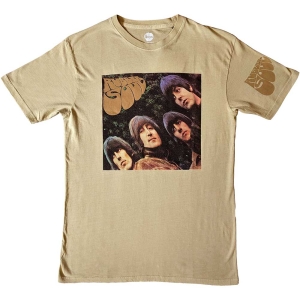 Beatles - Rubber Soul Us Uni Sand T-Shirt in der Gruppe MERCHANDISE / T-shirt / Pop-Rock bei Bengans Skivbutik AB (5566995r)