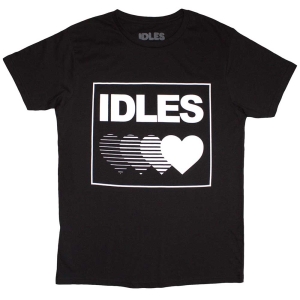 Idles - Gradient Heart Uni Bl T-Shirt in der Gruppe MERCHANDISE / T-shirt / Pop-Rock bei Bengans Skivbutik AB (5567001r)