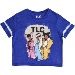 Tlc - Cartoon Uni Blue Dip-Dye Crop Top in der Gruppe MERCHANDISE / T-shirt / RnB-Soul bei Bengans Skivbutik AB (5567292r)