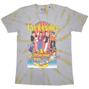 Beatles - Ysm Band & Fish Grey Dip-Dye T-Shirt in der Gruppe MERCHANDISE / T-shirt / Pop-Rock bei Bengans Skivbutik AB (5567297r)
