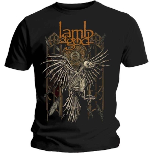 Lamb Of God  - Crow Uni Bl T-Shirt in der Gruppe MERCHANDISE / T-shirt / Hårdrock bei Bengans Skivbutik AB (5567535r)