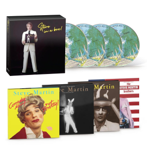 Steve Martin - Steve In A Box (4CD Boxset) in der Gruppe Övrigt /  bei Bengans Skivbutik AB (5567653)
