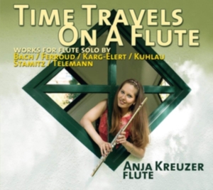 Anja Kreuzer - Time Travels On A Flute in der Gruppe CD / Klassiskt bei Bengans Skivbutik AB (5567720)