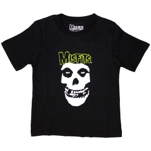 Misfits - Skull & Logo Boys Bl T-Shirt in der Gruppe MERCHANDISE / Merch / Punk bei Bengans Skivbutik AB (5569227r)