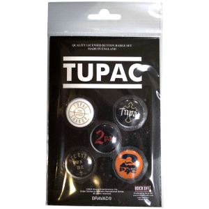 Tupac - All Eyez On Me Button Badge Pack in der Gruppe MERCHANDISE / Merch / Hip Hop-Rap bei Bengans Skivbutik AB (5569302)