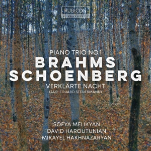 Sofya Melikyan & David Haroutunian & Mikayel Hakhnazaryan - Brahms: Piano Trio No. 1 - Schoenberg: Verklärte Nacht (Arr. Eduard Steuermann) in der Gruppe Övrigt /  bei Bengans Skivbutik AB (5569609)