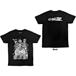 Gorillaz - George Spray Uni Bl T-Shirt in der Gruppe MERCHANDISE / T-shirt / Pop-Rock bei Bengans Skivbutik AB (5569961r)