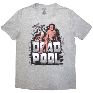 Marvel - Deadpool Plucked Turkey Uni Grey in der Gruppe MERCHANDISE / T-shirt / Film-Musikal bei Bengans Skivbutik AB (5570041r)